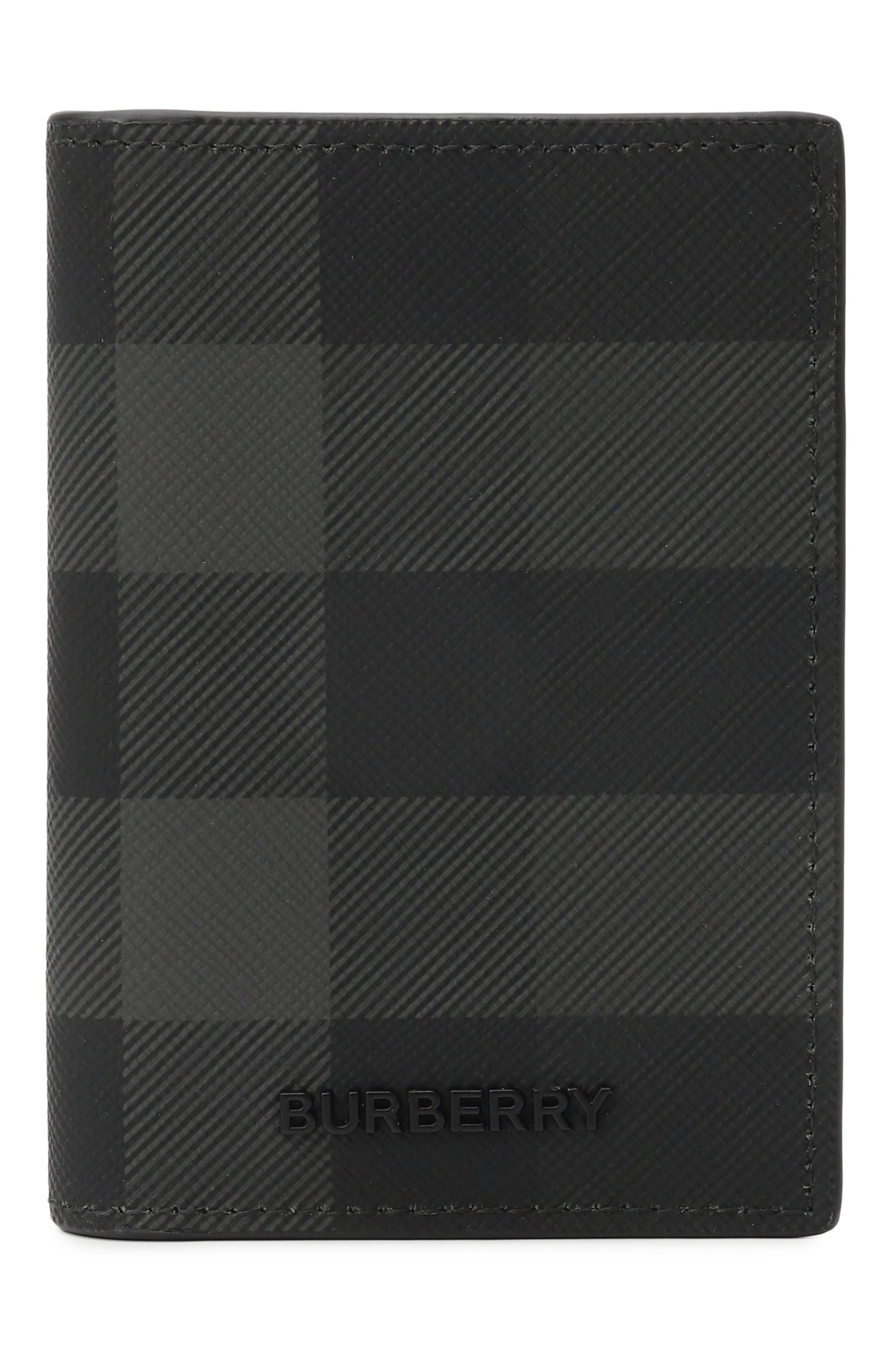 Футляр для кредитных карт BURBERRY темно-серого цвета по цене 38450 руб., арт. 8070195, фото 1 Футляр для кредитных карт BURBERRY, арт. 8070195, фото 1