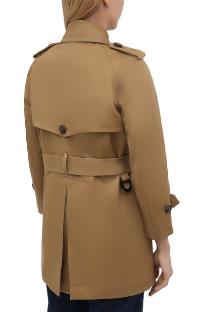 Хлопковый тренч DSQUARED2 бежевого цвета по цене 164000 руб., арт. S72AH0071/S53571, фото 4 Хлопковый тренч DSQUARED2, арт. S72AH0071/S53571, фото 4