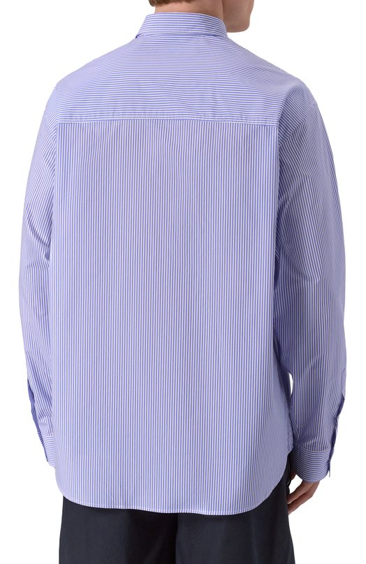 Хлопковая рубашка Dsquared2 S78DM0043/D35285 Синий  S78DM0043/D35285 Фото 4