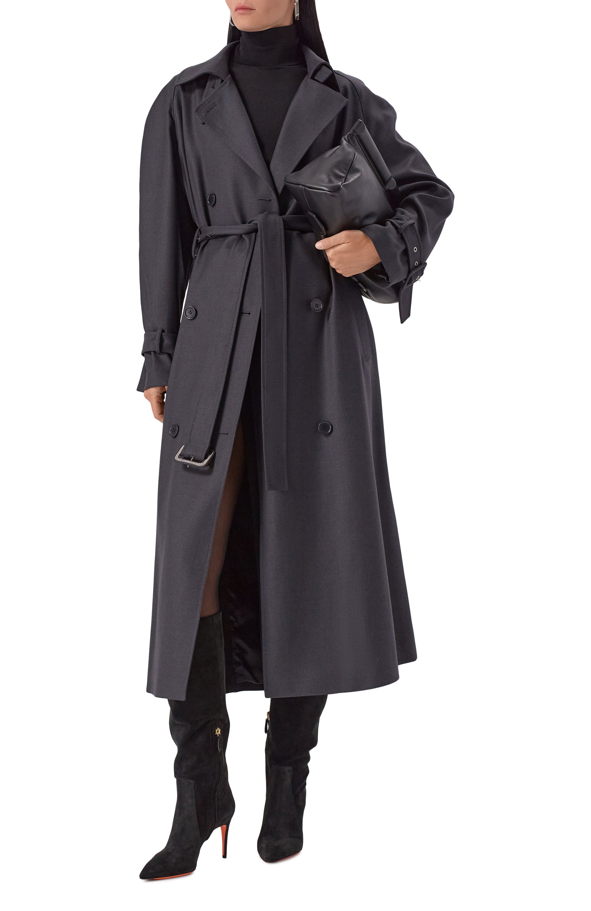 Замшевые сапоги SANTONI, арт. WSIG71836HI2SAEA, фото 2