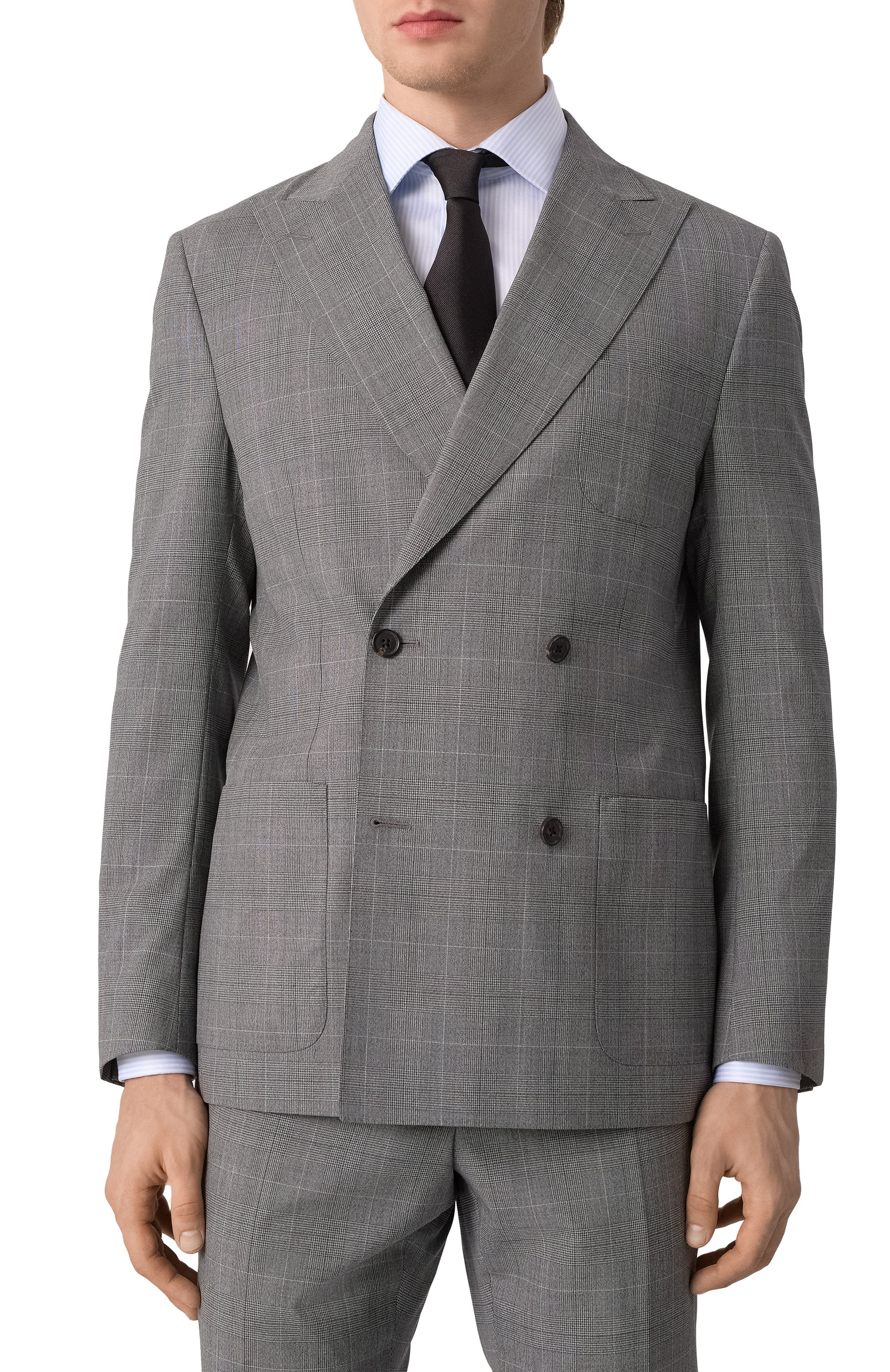 Шерстяной костюм CORNELIANI, арт. 25X009-2517201_SET, фото 4