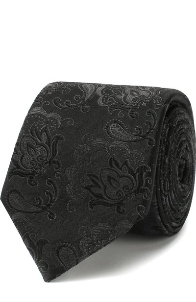 Мужской шелковый галстук с узором DOLCE & GABBANA, арт. GT149E/G0JGG