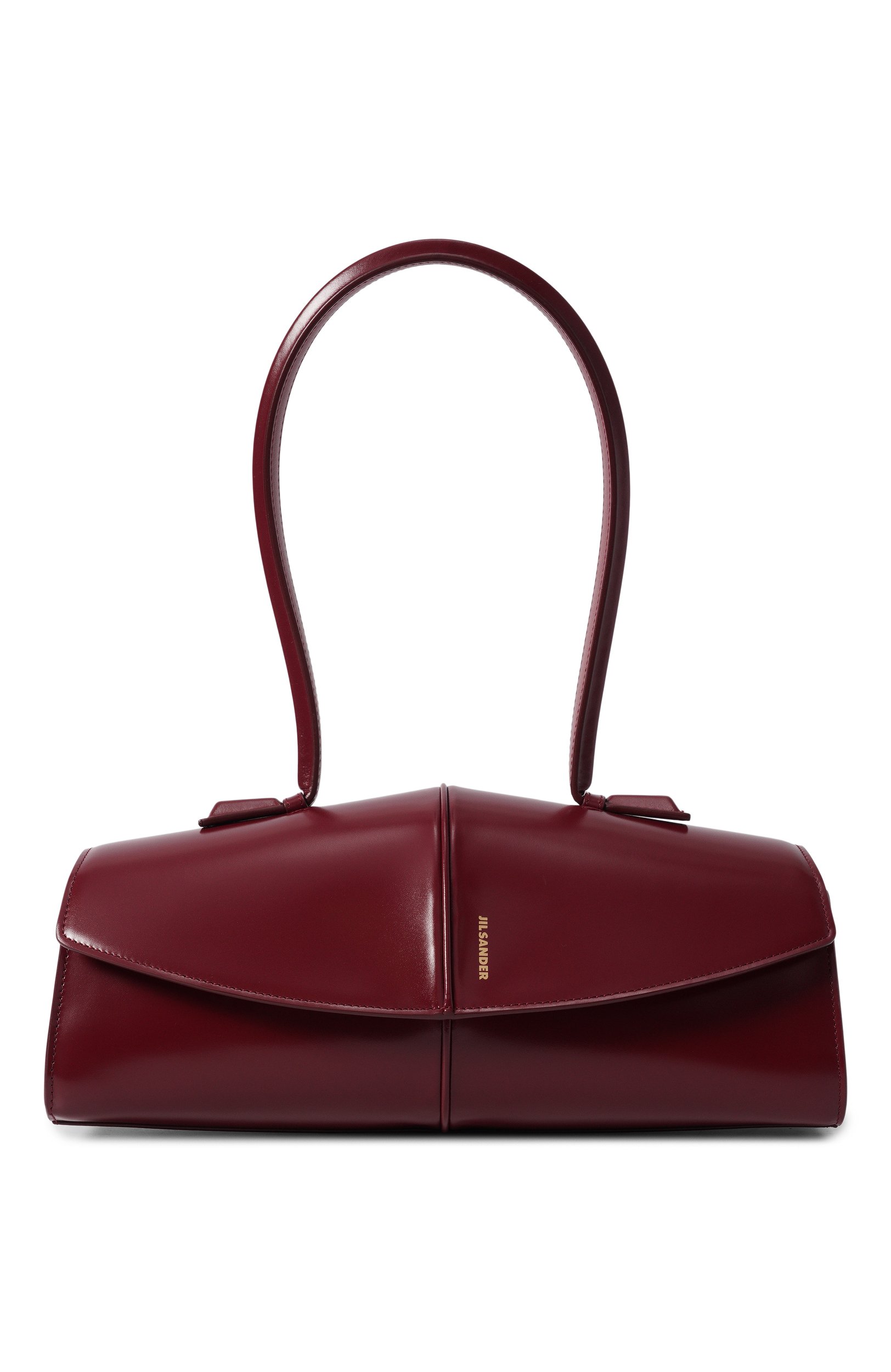 Сумка linea JIL SANDER бордового цвета по цене 199500 руб., арт. J08ZH0104/P9054, фото 1 Сумка linea JIL SANDER, арт. J08ZH0104/P9054, фото 1