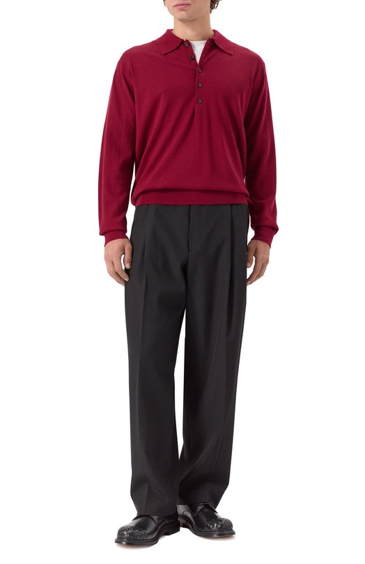Шерстяные брюки Dries Van Noten 020998-2057-900 Чёрный  020998-2057-900 Фото 2
