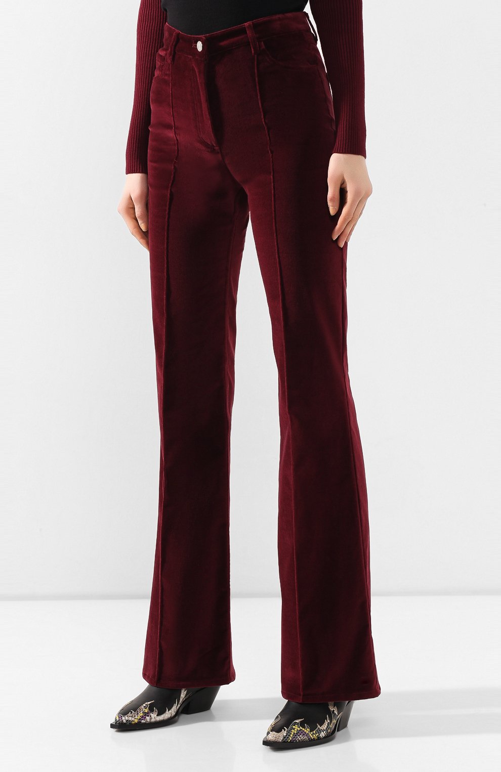 Бархатные брюки TOMMY HILFIGER, арт. WW0WW26128, фото 3