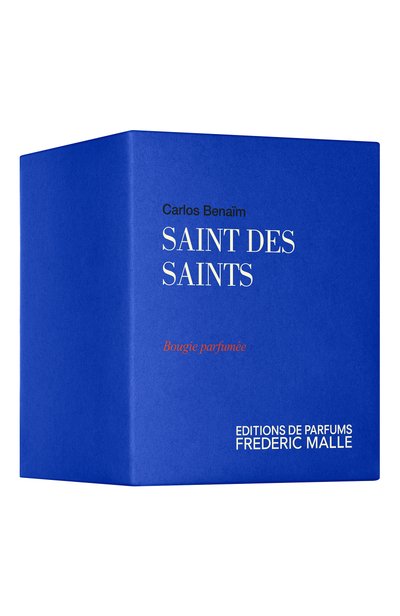 Парфюмерная свеча saint des saints (220g) FREDERIC MALLE бесцветного цвета по цене 13900 руб., арт. 3700135022997, фото 2 Парфюмерная свеча saint des saints (220g) FREDERIC MALLE, арт. 3700135022997, фото 2