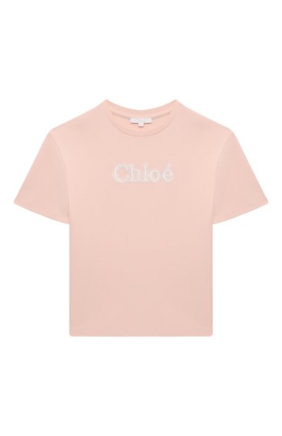 Хлопковая футболка CHLOÉ, арт. C20366