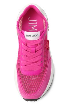 Комбинированные кроссовки memphis lace up JIMMY CHOO, арт. MEMPHIS LACE UP/F/HQP, фото 4