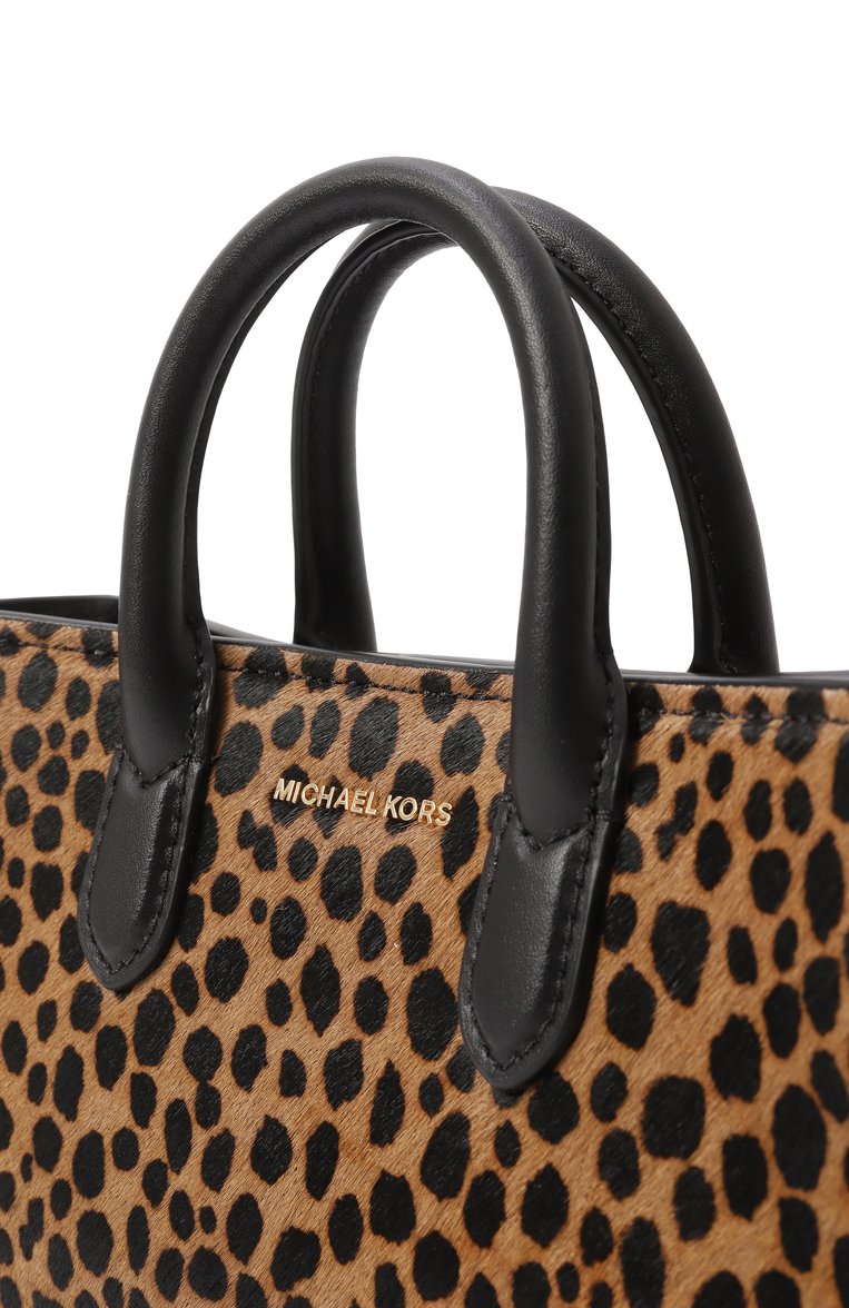 Женская сумка scarlett xs MICHAEL MICHAEL KORS леопардового цвета, арт. 32R5GETC00 | Фото 3 (Ремень/цепочка: На ремешке; Размер: small; Материал: Натуральная кожа)