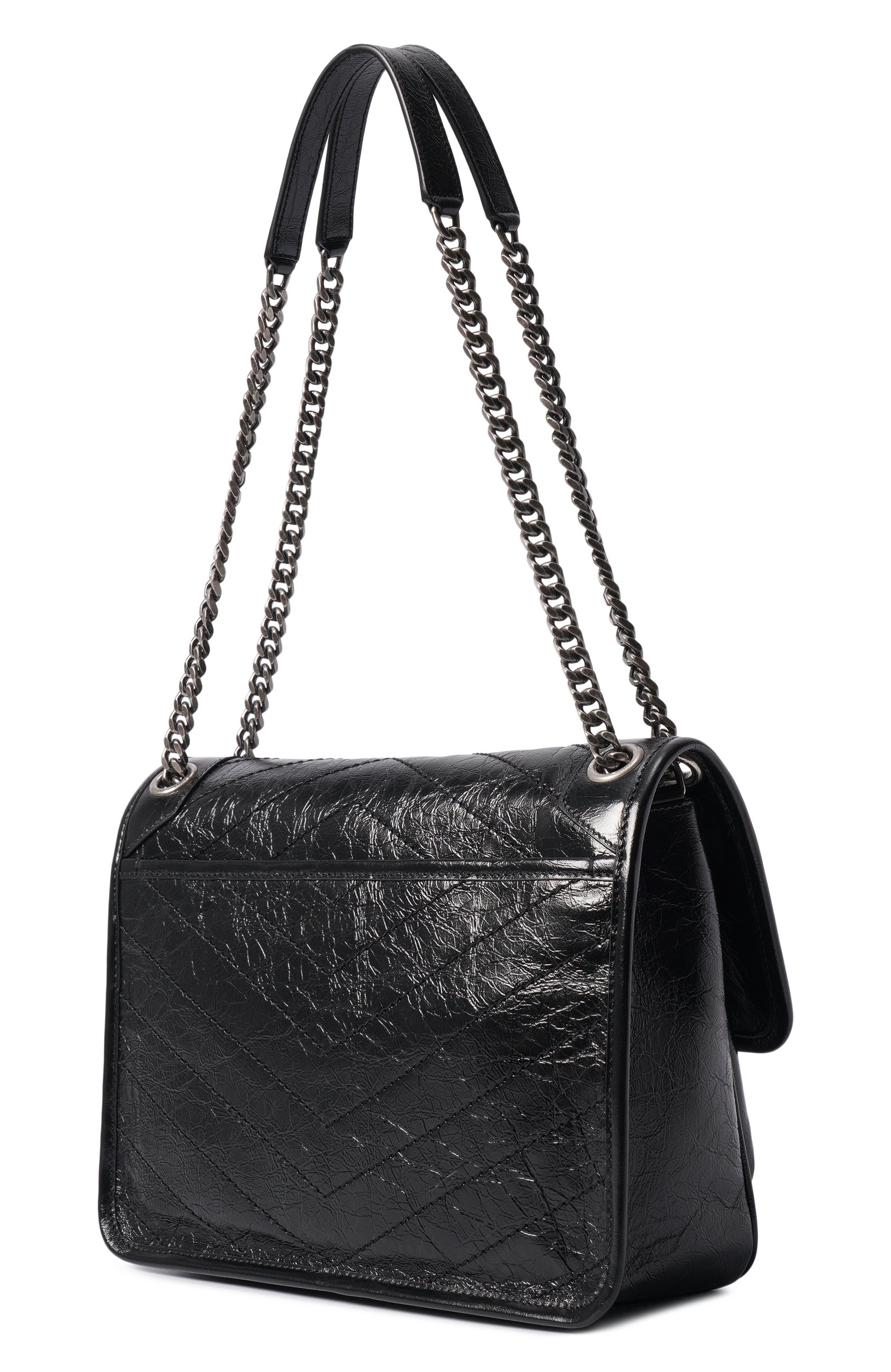 Сумка niki SAINT LAURENT черного цвета по цене 416000 руб., арт. 633158/0EN04, фото 4 Сумка niki SAINT LAURENT, арт. 633158/0EN04, фото 4