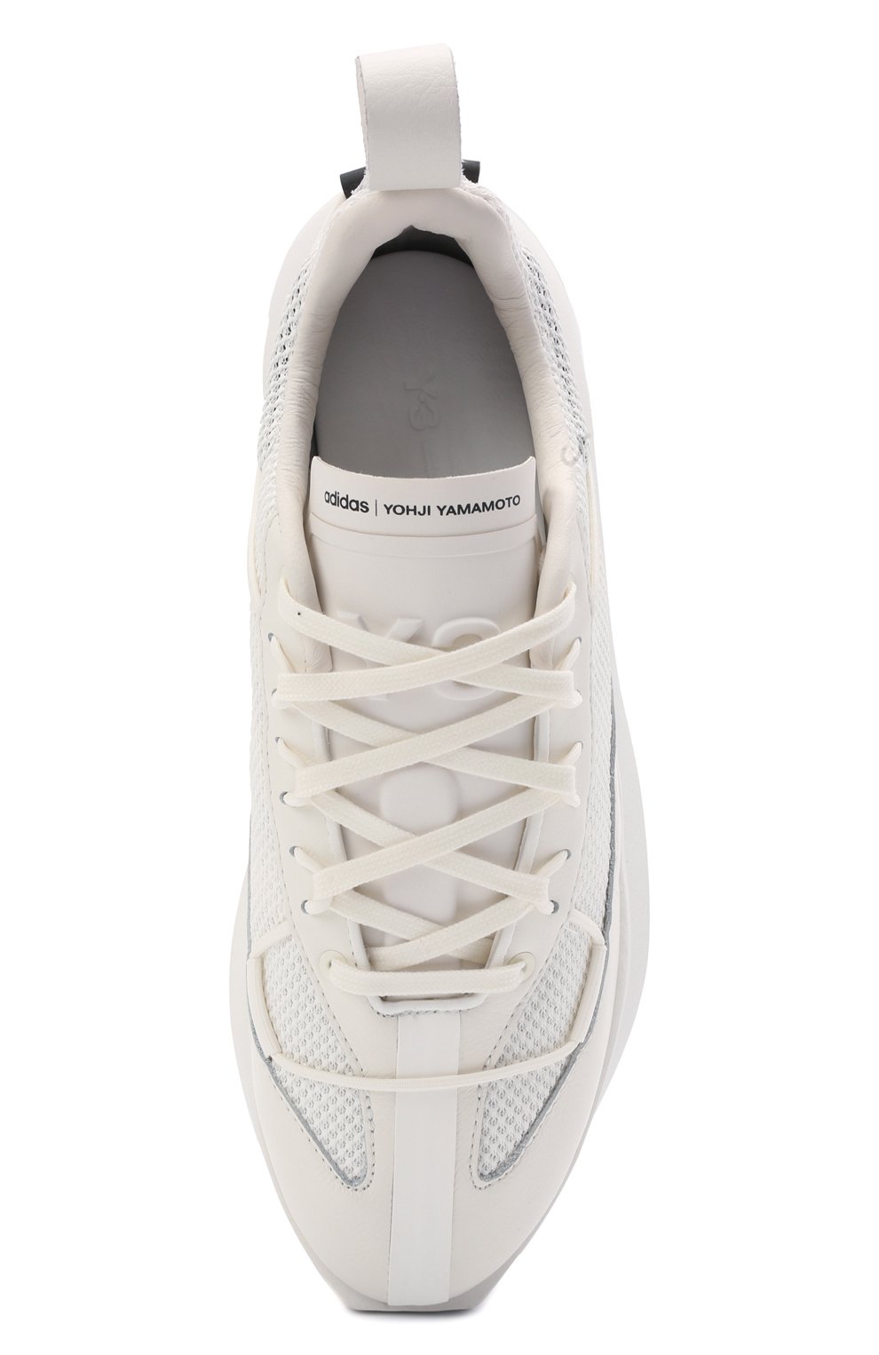 Комбинированные кроссовки shiku run Y-3 белого цвета по цене 41500 руб., арт. FZ4322/W, фото 5 Комбинированные кроссовки shiku run Y-3, арт. FZ4322/W, фото 5