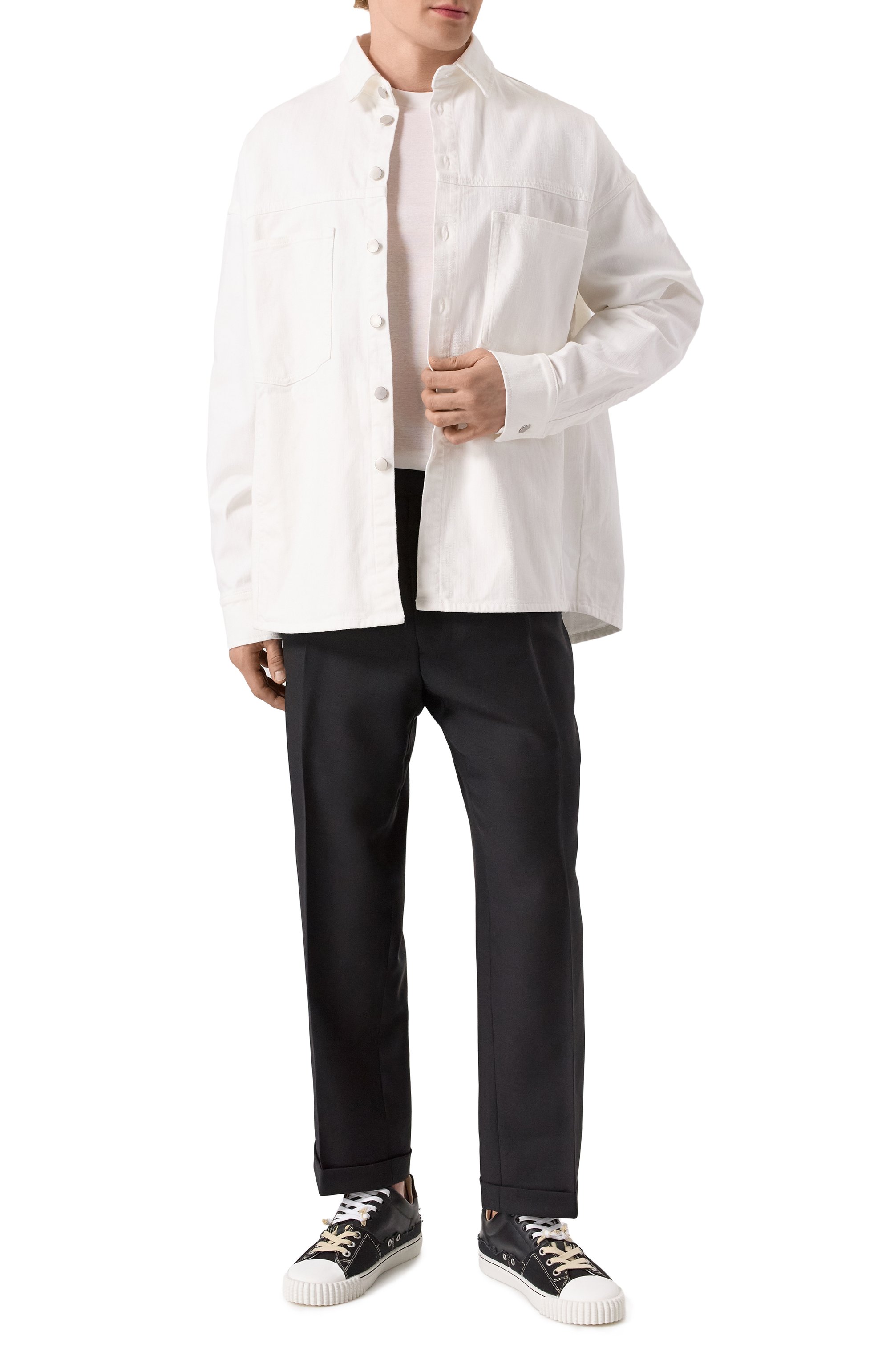 Хлопковая рубашка ANDREA YA'AQOV белого цвета по цене 59600 руб., арт. 25MBEL59, фото 2 Хлопковая рубашка ANDREA YA'AQOV, арт. 25MBEL59, фото 2