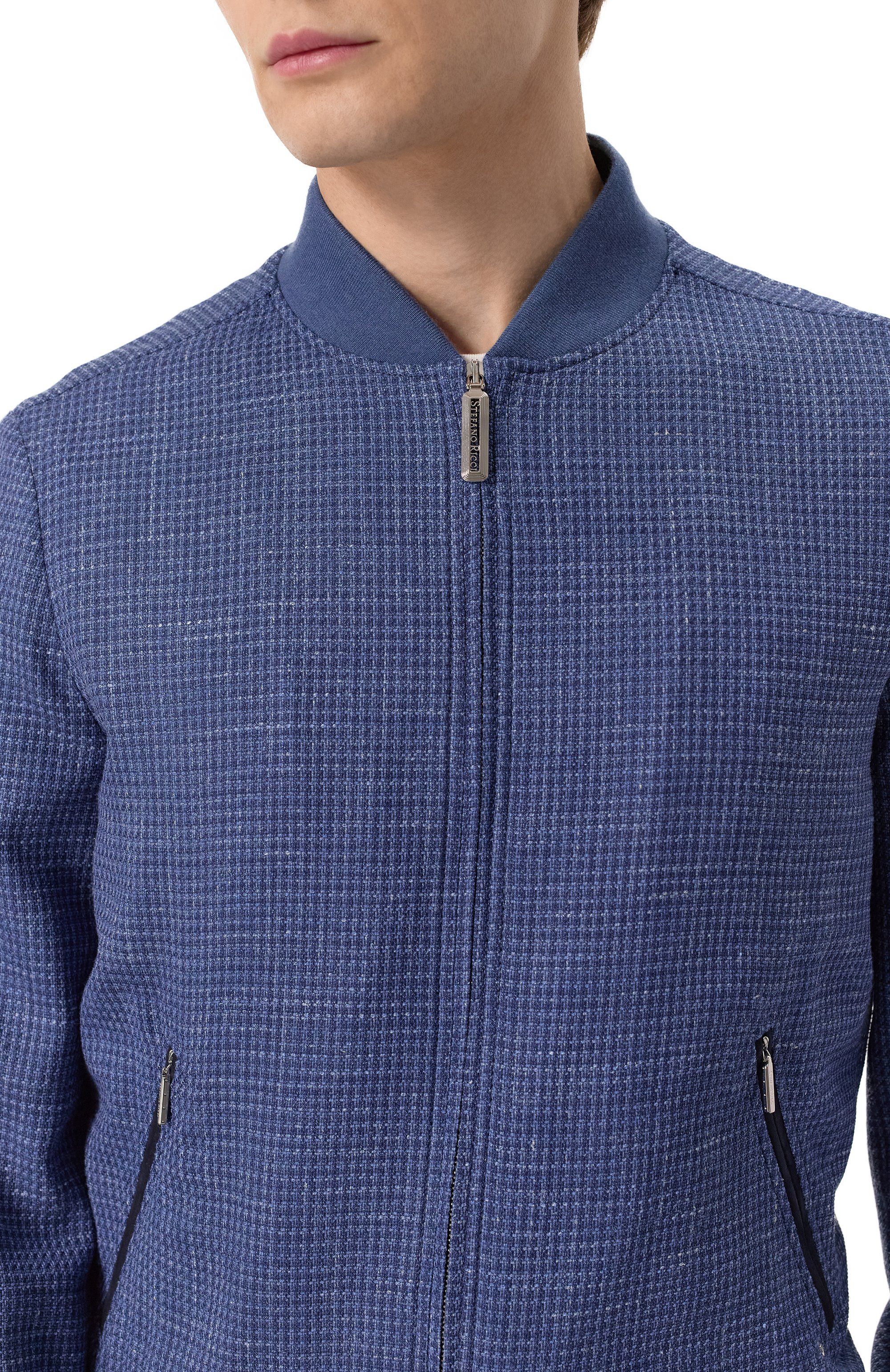 Бомбер из шерсти и шелка STEFANO RICCI, арт. MZJ5100070/LP50HA, фото 5