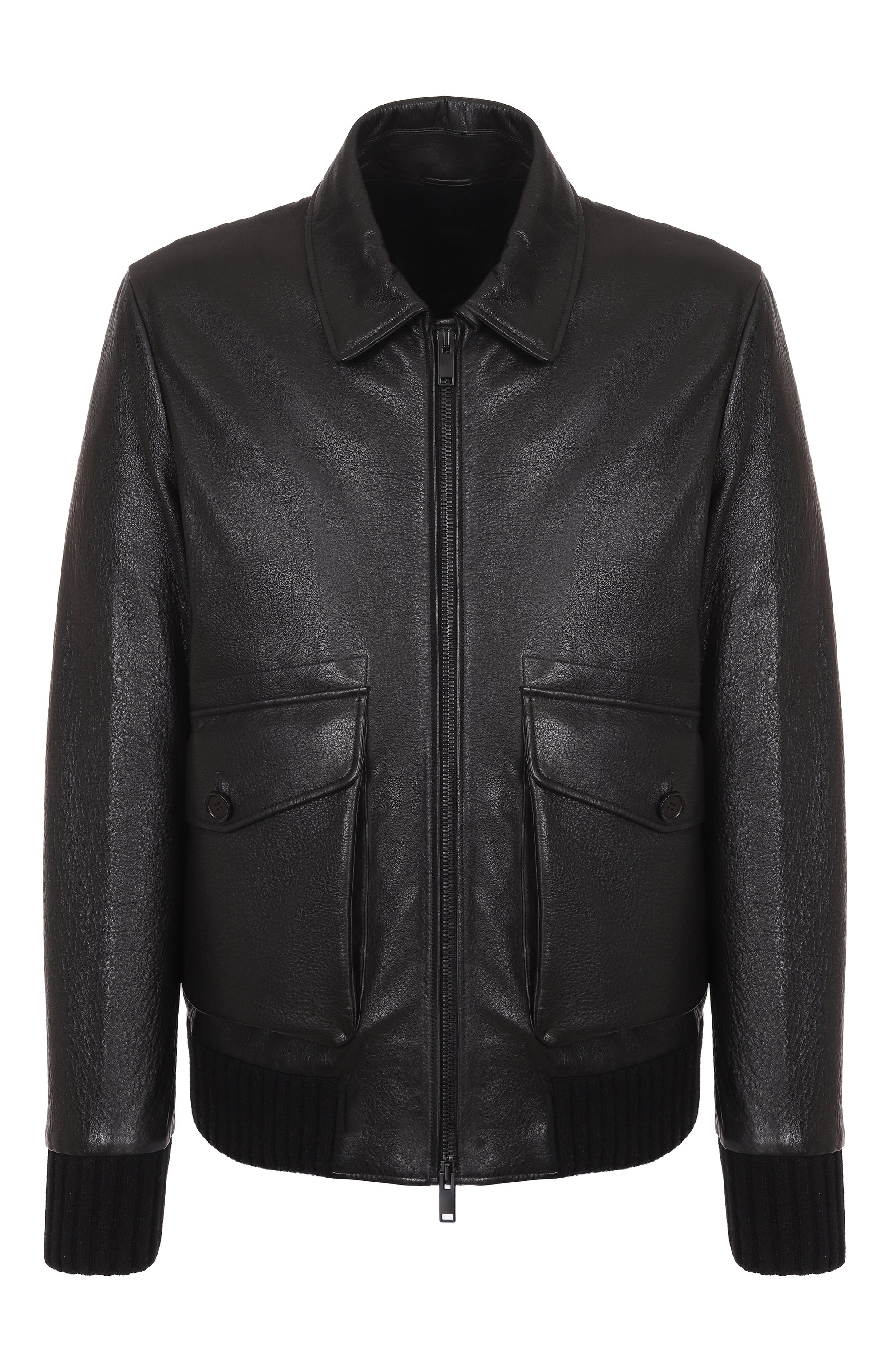 Кожаный бомбер MVST, арт. ZECK-ES4255-1/Z2268-1, фото 1