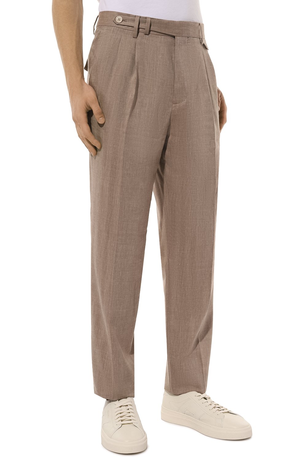 Костюм изо льна и шерсти BRUNELLO CUCINELLI, арт. MS465LDTR, фото 6