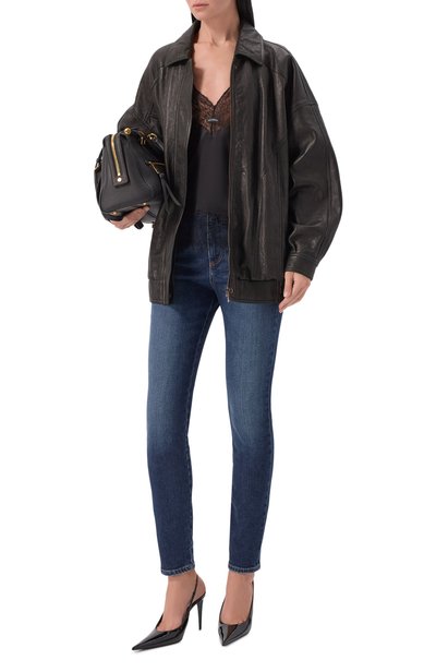 Джинсы DOLCE & GABBANA синего цвета по цене 85800 руб., арт. FTDN0D/G8PT6, фото 2 Джинсы DOLCE & GABBANA, арт. FTDN0D/G8PT6, фото 2