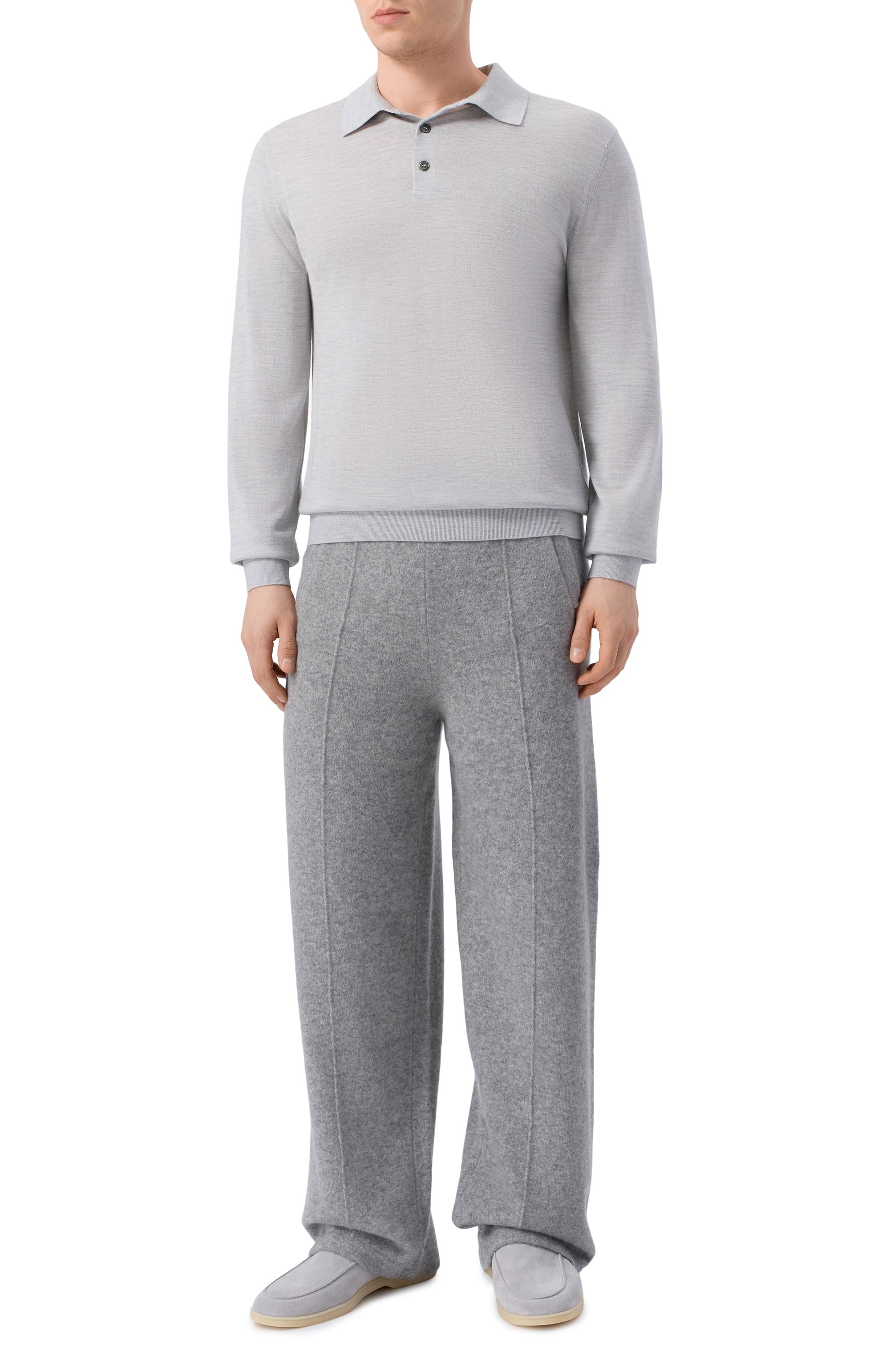 Поло из шерсти и шелка 12 STOREEZ, арт. 136443, фото 2