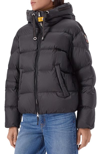Пуховик PARAJUMPERS черного цвета по цене 86000 руб., арт. 25WMPWPUHY32, фото 3 Пуховик PARAJUMPERS, арт. 25WMPWPUHY32, фото 3