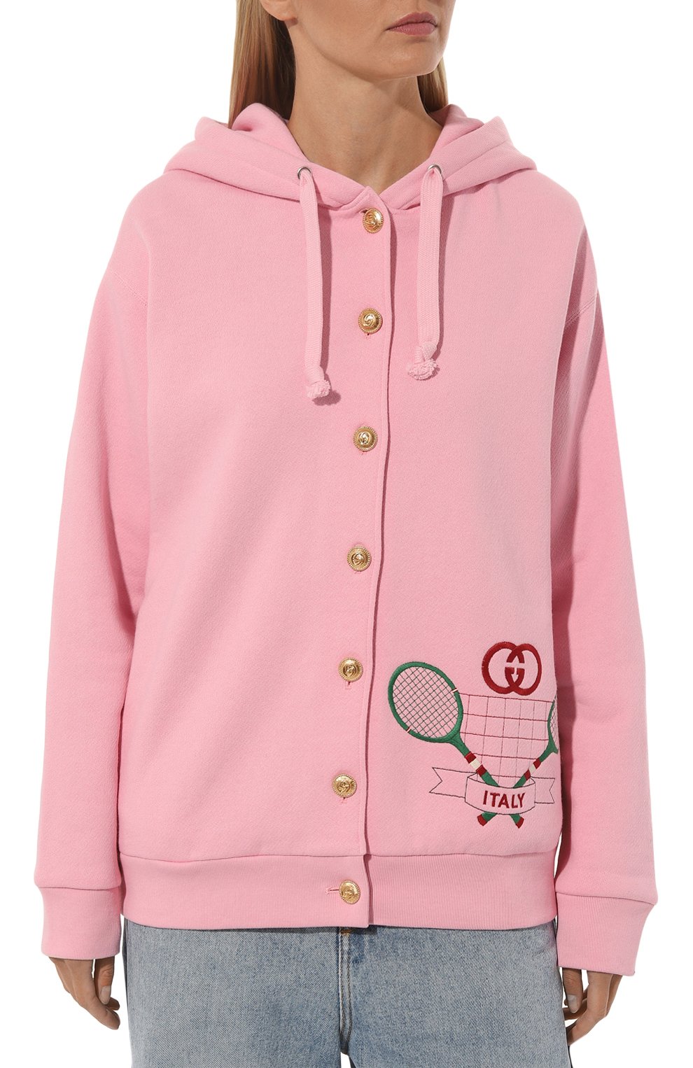 Хлопковая толстовка GUCCI, арт. 572808 XJBIW, фото 3