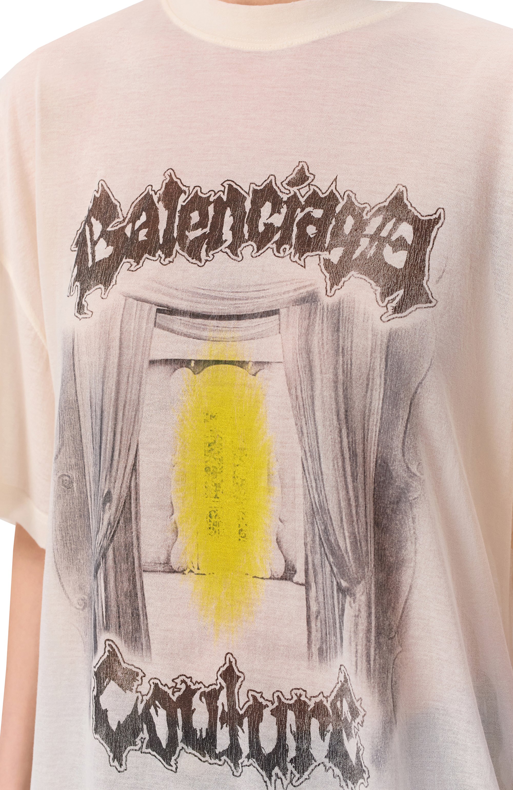 Хлопковая футболка BALENCIAGA, арт. 871750/TUVD6, фото 5