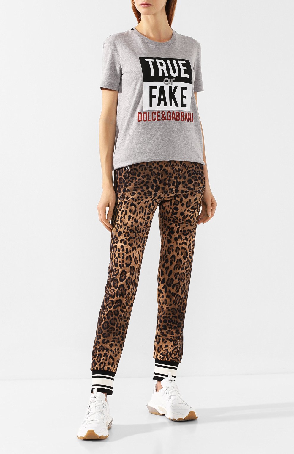 Хлопковые джоггеры DOLCE & GABBANA, арт. FTBJ7T/HH780, фото 2