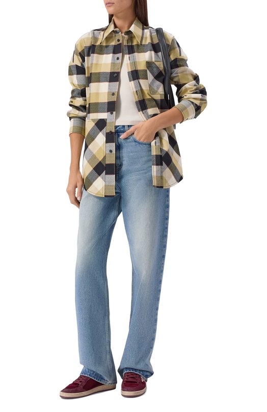 Комбинированные кеды Ball Star Golden Goose Deluxe Brand GWF00117.F007476 Бордовый  GWF00117.F007476 Фото 3