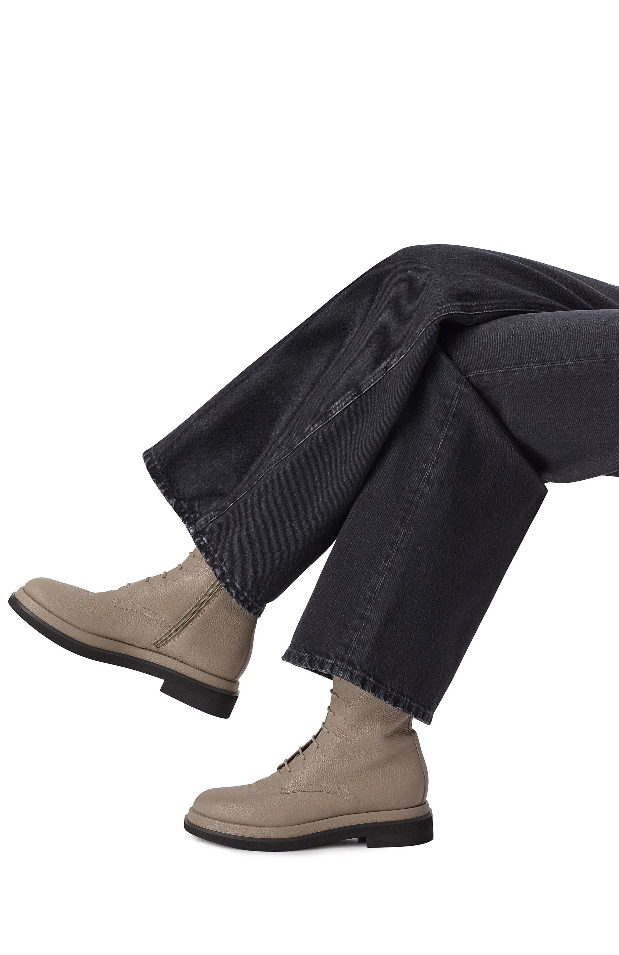 Кожаные ботинки GIORGIO ARMANI, арт. GW001516/AF20456, фото 2