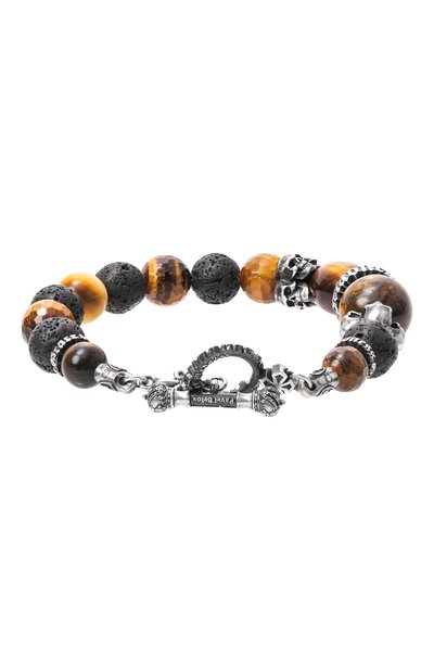 Браслет ангелы и демоны GL JEWELRY коричневого цвета по цене 32340 руб., арт. PB765, фото 2 Браслет ангелы и демоны GL JEWELRY, арт. PB765, фото 2