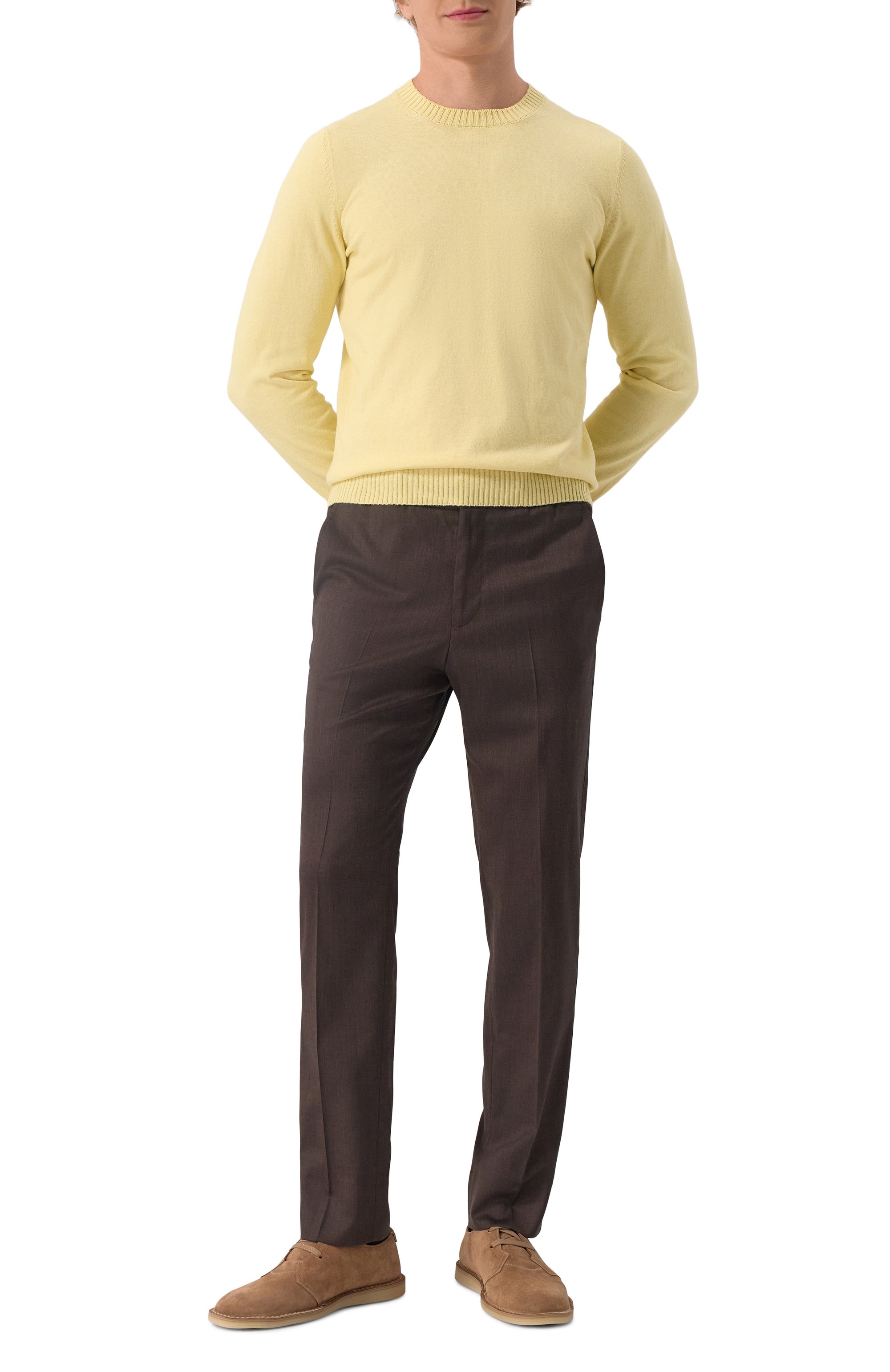 Шерстяные брюки CORNELIANI, арт. 254L25-2518570, фото 2