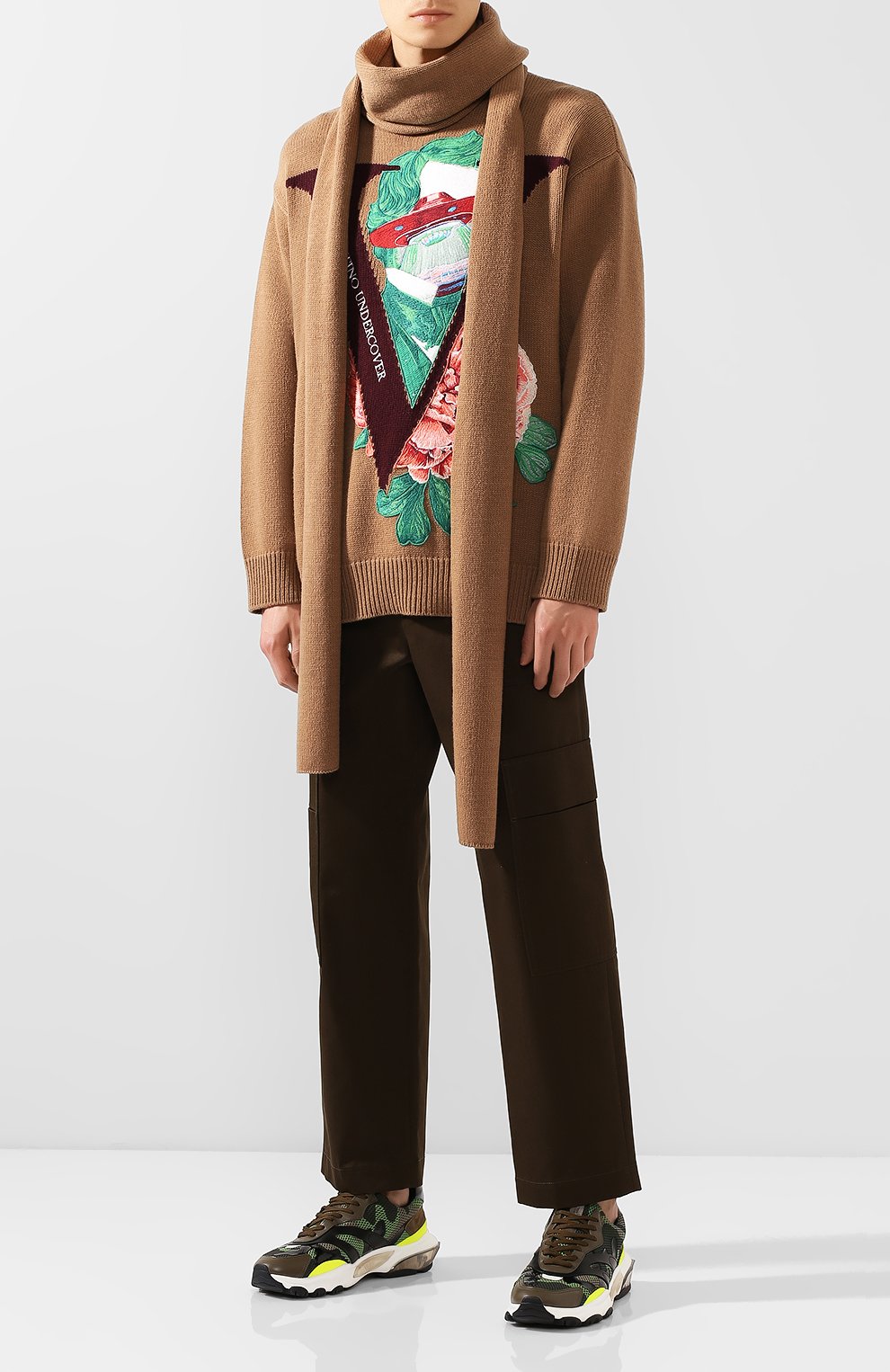 Шерстяной свитер valentino x undercover VALENTINO, арт. SV0KC06E5S2, фото 2