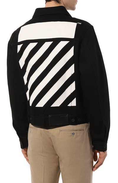 Джинсовая куртка OFF-WHITE, арт. 0MYE079C99DEN0031001, фото 4