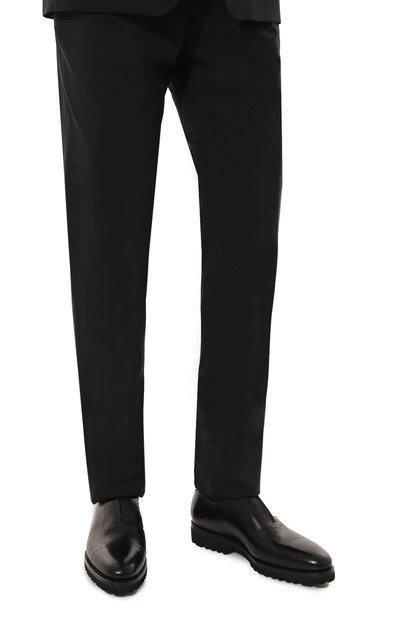 Кожаные оксфорды KITON, арт. USSA094N0010104, фото 3