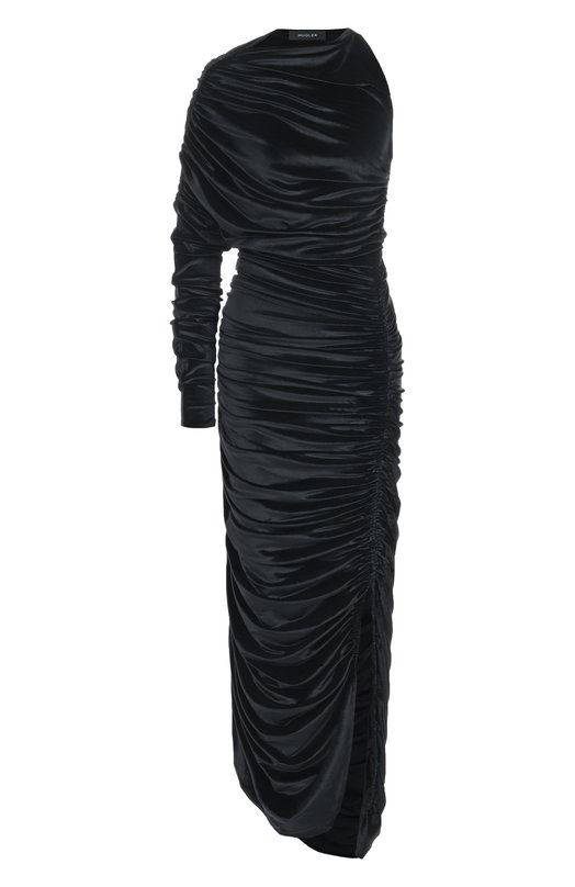 Бархатное платье Mugler 25F3R017866025 Чёрный 25F3R017866025