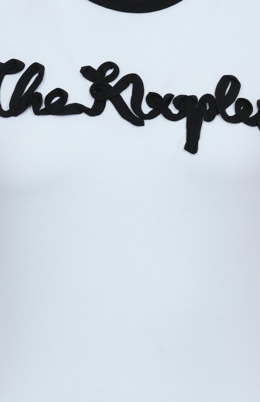 Хлопковая футболка The Kooples FTSC30012K Голубой  FTSC30012K Фото 6