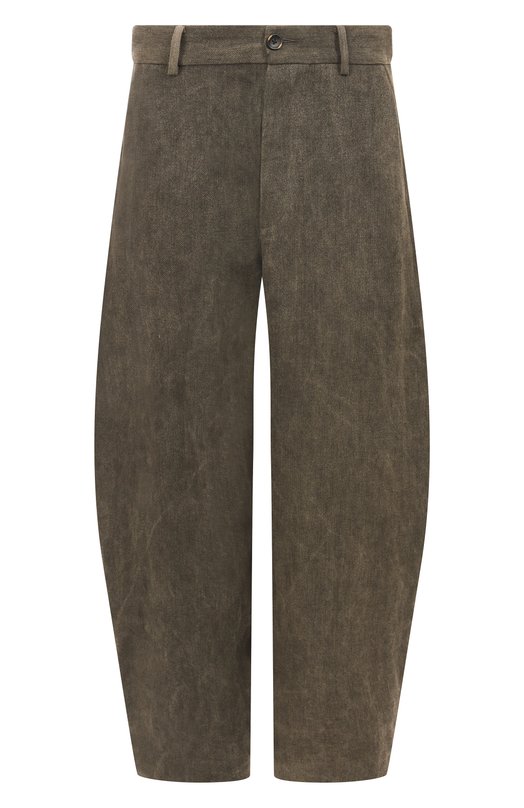 Льняные брюки Uma Wang UM3517 Хаки UM3517