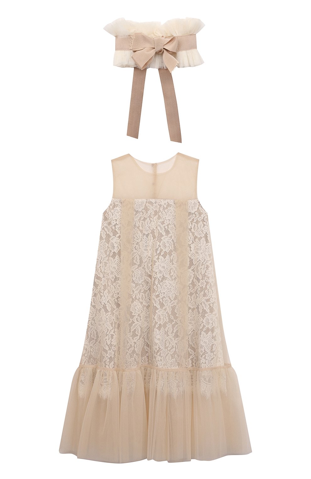 Платье с декоративным воротником DESIGNERS CAT, арт. 100000K01000741/4A-8A, фото 1