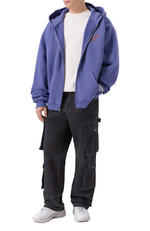 Хлопковая толстовка Gallery Dept. FZ-50047 Сиреневый  FZ-50047 Фото 2