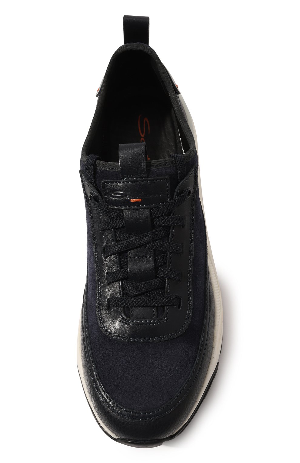Кожаные кроссовки SANTONI, арт. MBI021534BINRHPRU75, фото 6