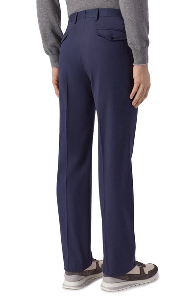 Хлопковые брюки MVST темно-синего цвета по цене 92300 руб., арт. M25.1MM.T411/531, фото 4 Хлопковые брюки MVST, арт. M25.1MM.T411/531, фото 4