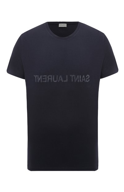 Мужская хлопковая футболка SAINT LAURENT, арт. 663278/Y37AW