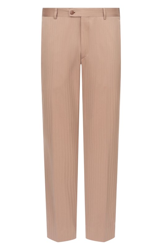 Хлопковые брюки Brioni RPCW0L/PD010 Бежевый RPCW0L/PD010