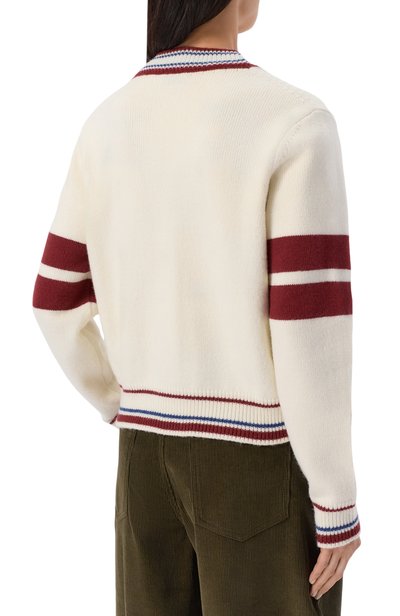 Кардиган OFF-WHITE кремового цвета по цене 82900 руб., арт. 2FE00530T, фото 4 Кардиган OFF-WHITE, арт. 2FE00530T, фото 4