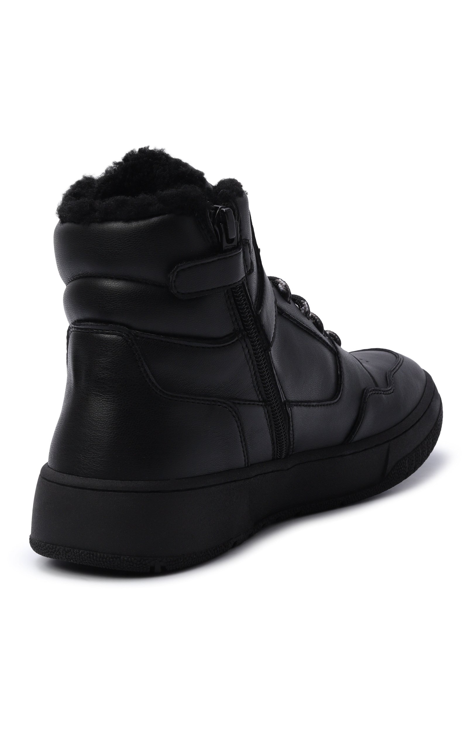Утепленные ботинки DIRK BIKKEMBERGS черного цвета по цене 28450 руб., арт. K4B9-21967/0445_001, фото 3 Утепленные ботинки DIRK BIKKEMBERGS, арт. K4B9-21967/0445_001, фото 3