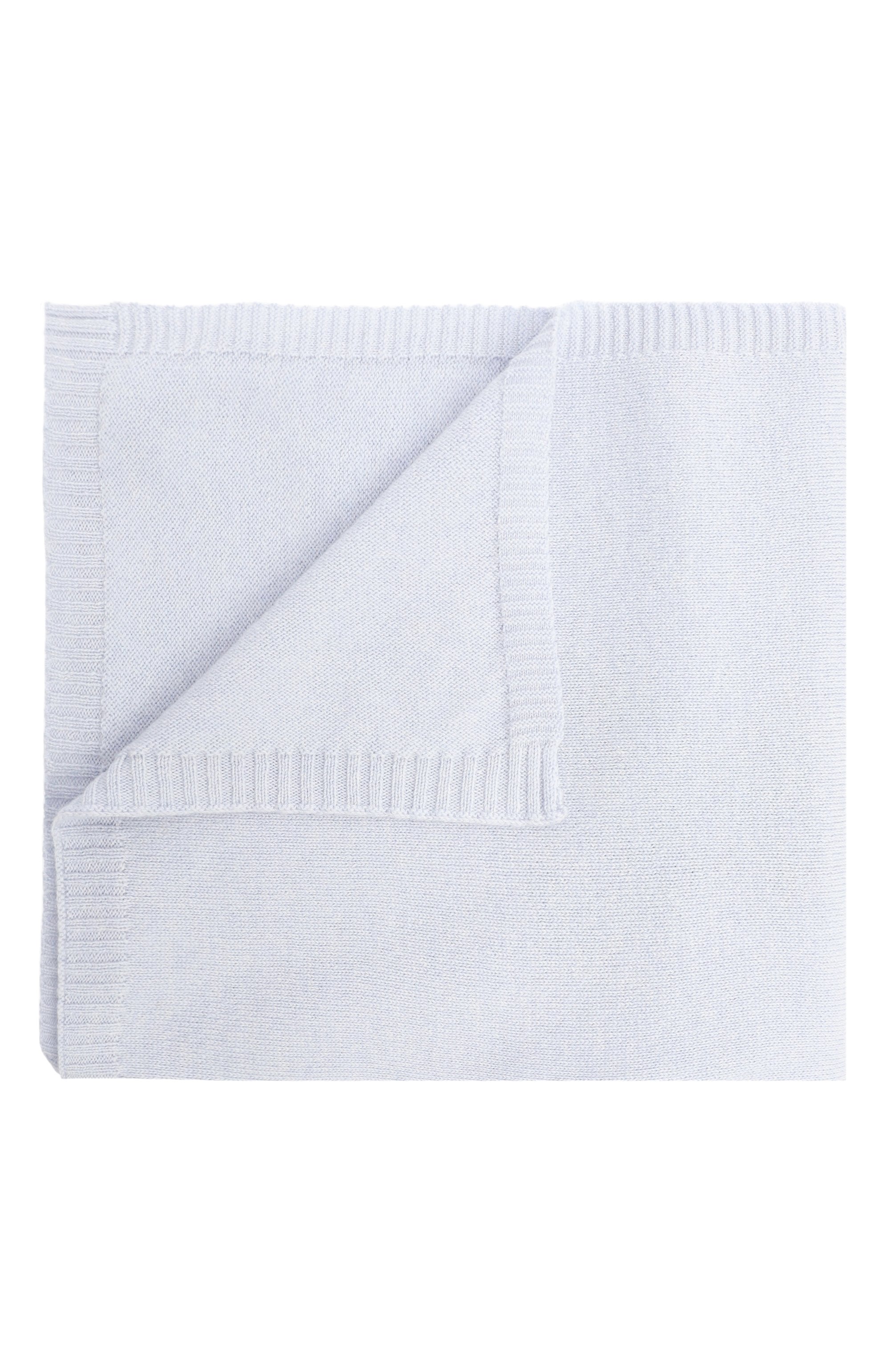 Одеяло из шерсти и кашемира BABY T голубого цвета по цене 17800 руб., арт. 25AI062C0, фото 1 Одеяло из шерсти и кашемира BABY T, арт. 25AI062C0, фото 1