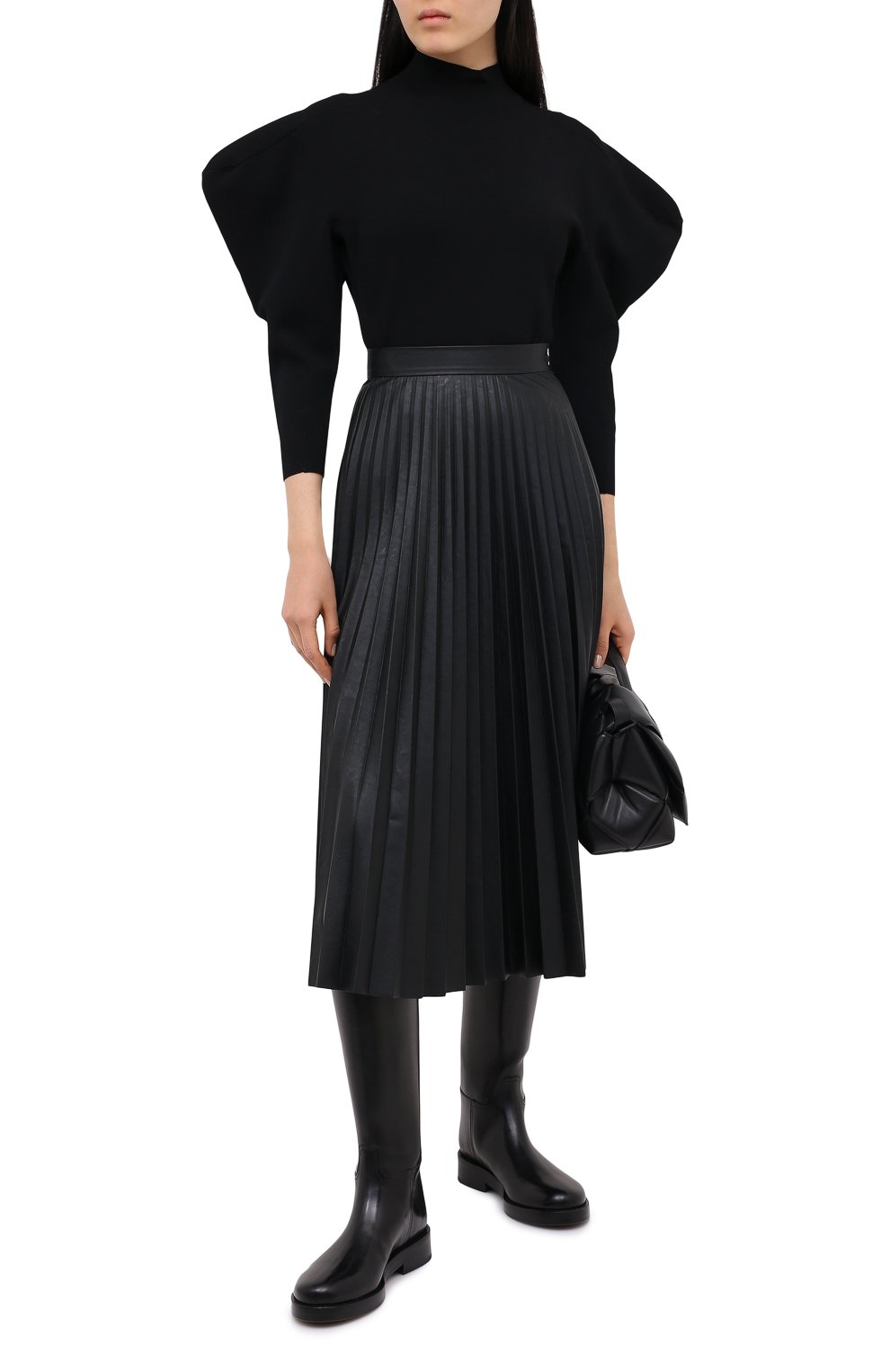 Пуловер из вискозы PROENZA SCHOULER черного цвета по цене 83050 руб., арт. R2037461-KY192, фото 2 Пуловер из вискозы PROENZA SCHOULER, арт. R2037461-KY192, фото 2