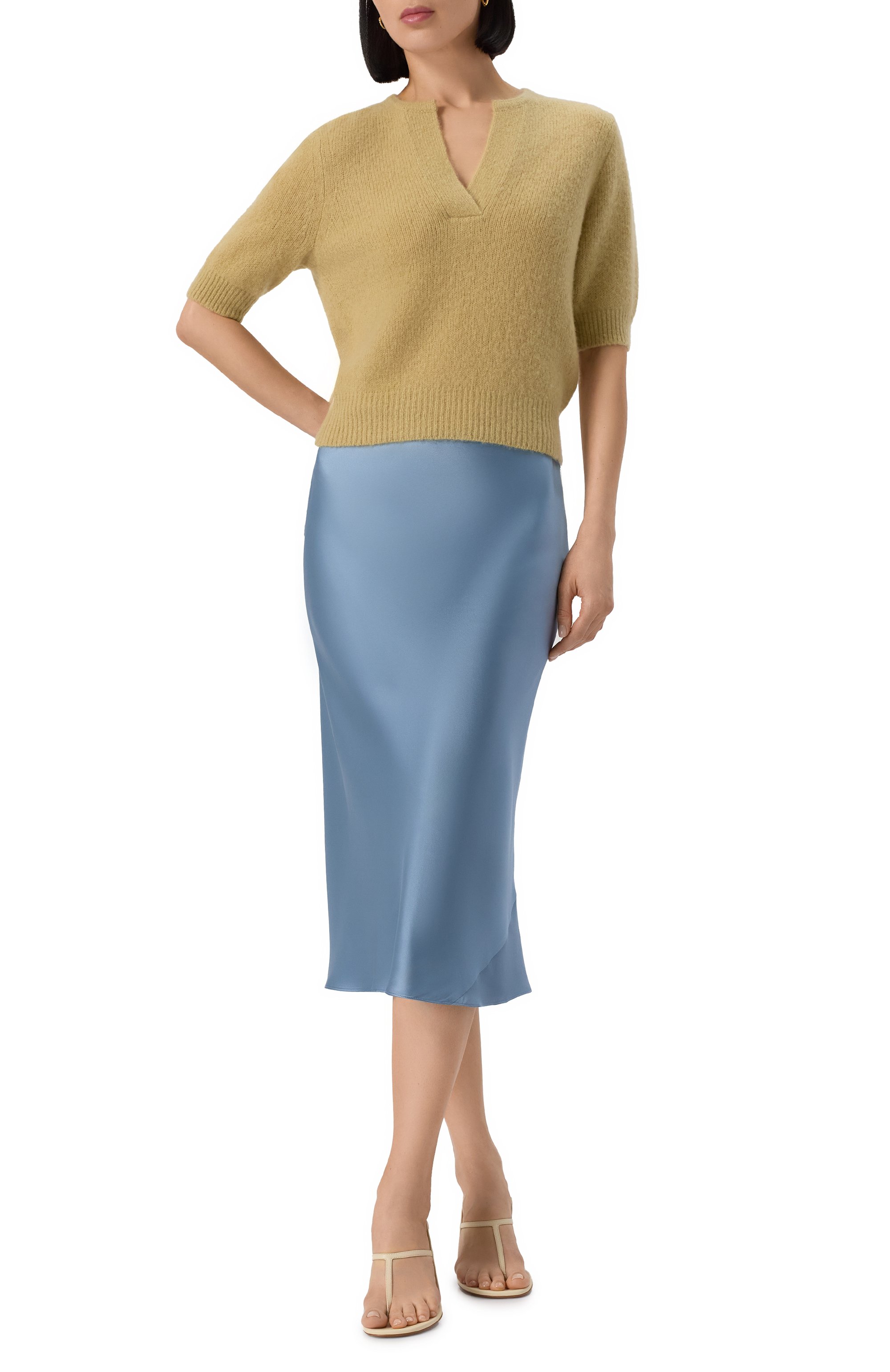 Атласная юбка DOROTHEE SCHUMACHER, арт. 147305, фото 2