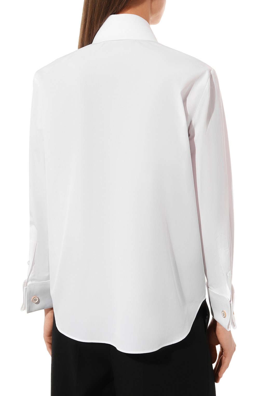 Хлопковая рубашка GUCCI, арт. 680162 Z3854, фото 4