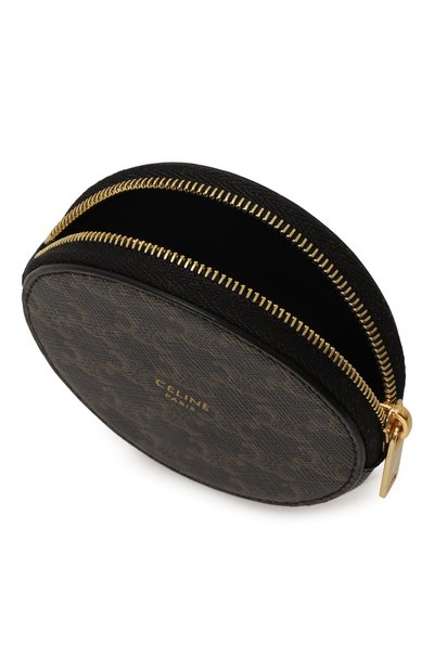 Кошелек для монет CELINE черного цвета по цене 27550 руб., арт. 10D22/2BQ3, фото 3 Кошелек для монет CELINE, арт. 10D22/2BQ3, фото 3
