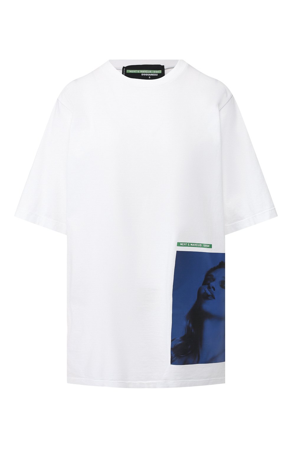 Футболка mert & marcus 1994 DSQUARED2 белого цвета по цене 26550 руб., арт. S73GC0230/S20694, фото 1 Футболка mert & marcus 1994 DSQUARED2, арт. S73GC0230/S20694, фото 1