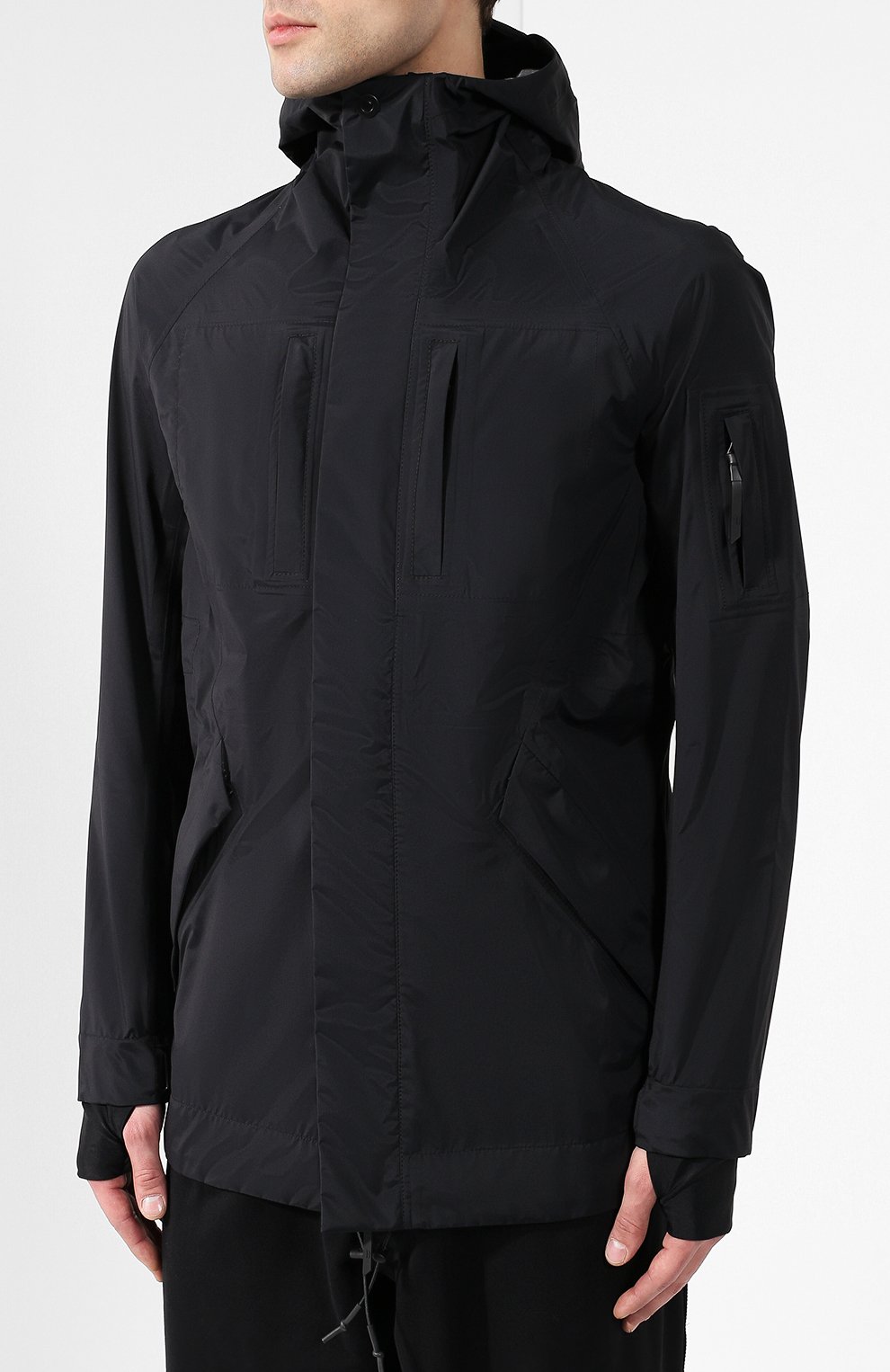 Куртка 11 BY BORIS BIDJAN SABERI черного цвета по цене 86700 руб., арт. J2C/F-1337, фото 3 Куртка 11 BY BORIS BIDJAN SABERI, арт. J2C/F-1337, фото 3